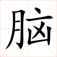 脑怎么读 脑的意思